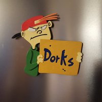 Kevin W/Dorks Sign Magnet | Ed Edd N Eddy von MartianManufacturing