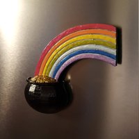 Topf Voll Gold Mit Regenbogen Magnet von MartianManufacturing