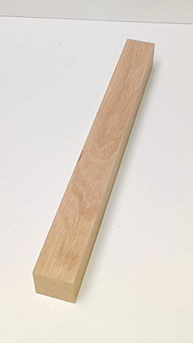 1 Kantholz 48x48mm stark Eiche massiv. Kantholz Leisten drechseln bastel Holz. Sondermaße. (48x48x600mm lang.) von Martin Weddeling