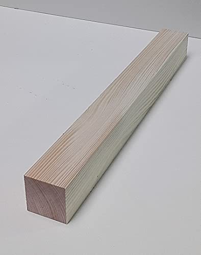 1 Kantholz Pfosten Tischfuss 7x7cm stark. Riegel Bastellholz Drechselholz Fichte/Tanne massiv. Sondermaße. (35cm lang) von Martin Weddeling