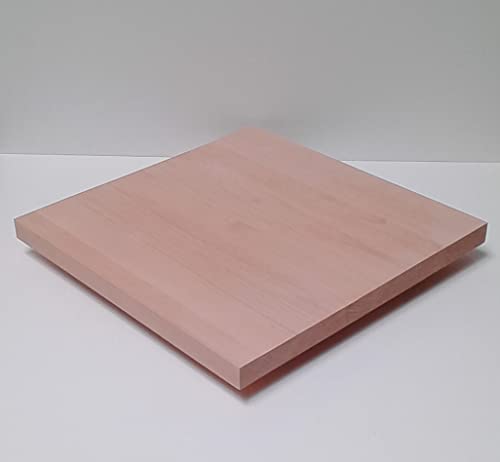 1 Massivholzplatte Buche 2cm stark. Holzplatte Bretter Leisten Sondermaße. (25x30cm) von Martin Weddeling