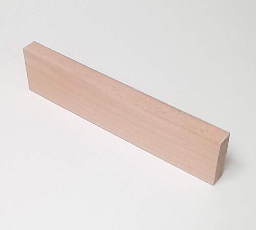 1 Stück 23mm starke Holzleisten Kanthölzer Sockelleisten Buche massiv, 80mm breit. (23x80x1000mm lang.) von Martin Weddeling