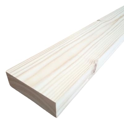 1 Stück 3cm starke Holzleisten Kanthölzer Bretter Fichte/Tanne massiv. 5cm breit. Sondermaße (3x5x40cm lang.) von Martin Weddeling