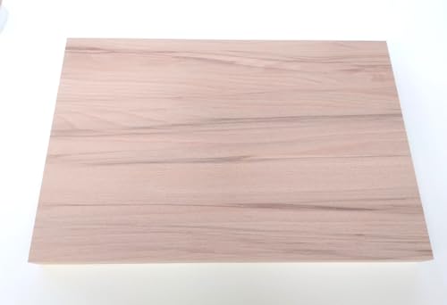 1 Tischplatte Kernbuche massiv. 4cm stark. Holzplatte, Sondermaße auf Anfrage (30x60cm) von Martin Weddeling