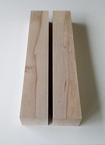 2 Kanthölzer Kernbuche massiv. 8x6cm stark,Hobelware, verschiedene Längen. Sondermaße auf Anfrage. (25cm lang) von Martin Weddeling