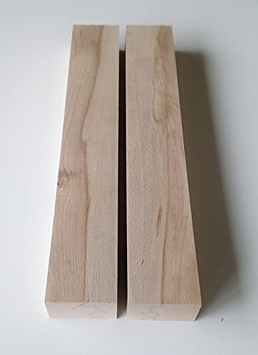 2 Kanthölzer Kernbuche massiv. 8x6cm stark,Hobelware, verschiedene Längen. Sondermaße auf Anfrage. (80cm lang) von Martin Weddeling
