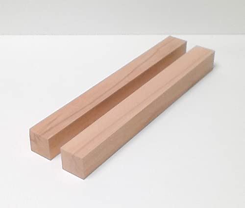 2 Kanthölzer Kernbuche massiv. Holzleisten Pfosten Holzriegel 4x4cm stark, verschiedene Längen. (115cm lang) von Martin Weddeling