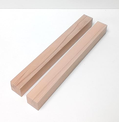 2 Kanthölzer Kernbuche massiv. Holzleisten Pfosten Holzriegel 4x4cm stark, verschiedene Längen. (80cm lang) von Martin Weddeling