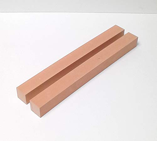 2 Kanthölzer Tischfüße Drechselholz Bastellholz Buche massiv. Maße : 48x48x250mm lang. Sondermaße. von Martin Weddeling