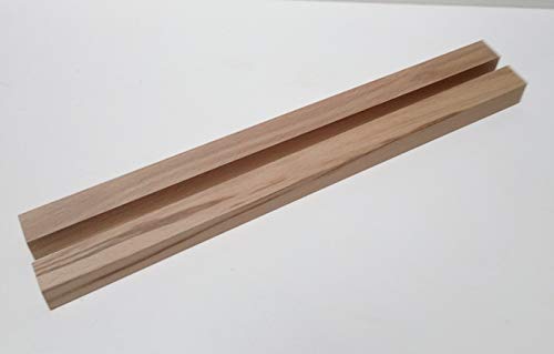 2 Stück Tischfüße Kanthölzer 29x29mm stark. Kernbuche massiv. Kantholz Leisten drechseln bastel Holz. Sondermaße. (35cm lang.) von Martin Weddeling