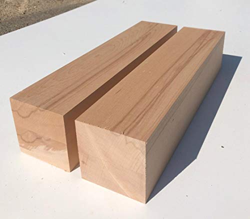 2 Tischfüße Kanthölzer Kernbuche massiv, drechseln. Maße : 90x90mm stark. Hobelware. (90x90x250mm lang.) von Martin Weddeling