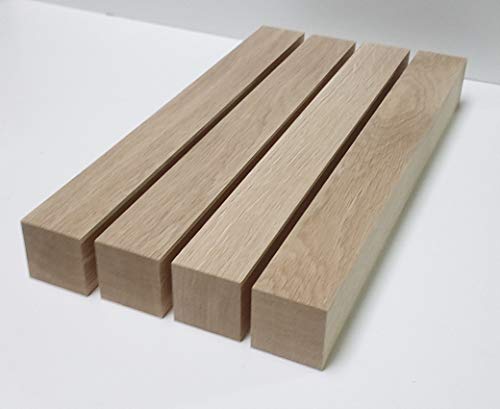 Martin Weddeling 4 Stück Eiche 6x6cm starke Kanthölzer. Kantholz Leisten drechseln bastel Holz. Sondermaße auf Anfrage. von Martin Weddeling
