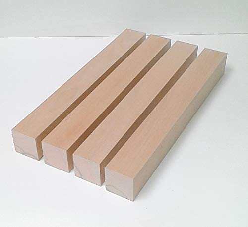 4 Tischfüße Kanthölzer Drechselholz Buche massiv. 7x7cm stark. Hobelware.100-1200mm lang. (70x70x1000mm lang.) von Martin Weddeling
