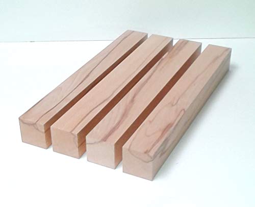 4 Tischfüße Kanthölzer Drechselholz Kernbuche massiv. 7x7cm stark. Hobelware.100-1600mm lang. (70x70x200mm lang.) Natur von Martin Weddeling