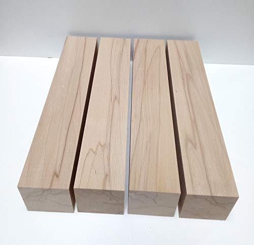 4 Tischfüße Kanthölzer Kernbuche massiv, drechseln. Maße : 9x9cm stark. Hobelware. Sondermaße. (120cm lang) von Martin Weddeling