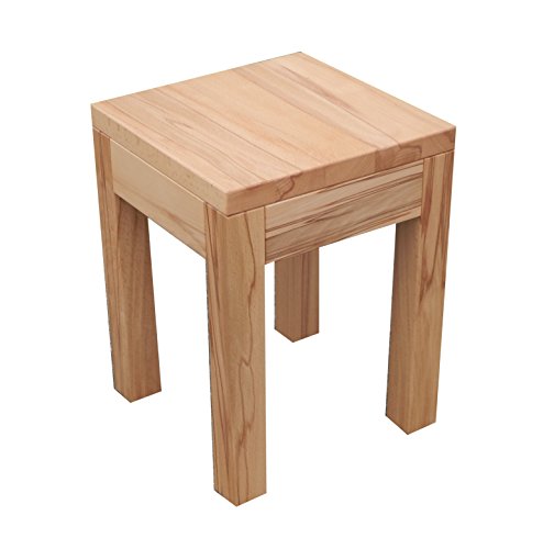 Hocker Beistelltisch Holztisch Kernbuche massiv. Maße : 30x30x50cm hoch. Massanfertigung. von Martin Weddeling