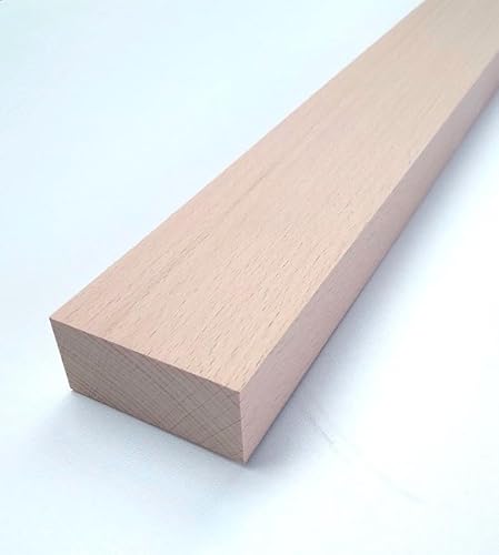 Martin Weddeling 1 Holzriegel 3cm stark.Leiste Kanthölzer Buche massiv. 5cm breit. Hobelware.100-1500mm lang. (120cm lang) von Martin Weddeling