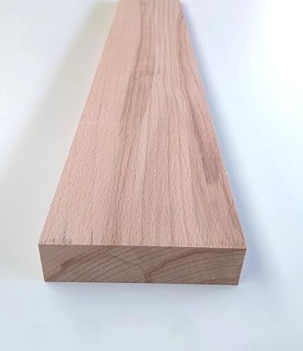 Massivholz Kernbuche Holzleiste, 80 x 29 mm, Länge wählbar 10-150 cm (150cm lang) von Martin Weddeling