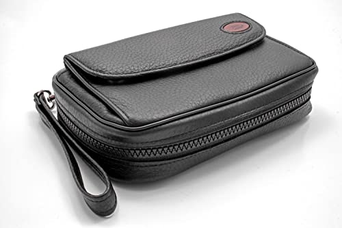 MARTIN WESS 4er Pfeifentasche Deer P15-4 Pipe Bag - Finnisches Hirschleder schwarz - Abnehmbarer Tragegriff - Made in Germany MARTIN WESS 4er Pfeifentasche Deer P15-4 Pipe Bag - Finnisches Hirschleder schwarz - Abnehmbarer Tragegriff - Made in Germany von Martin Wess