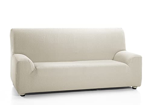 Martina Home Tunez elastischer Sofabezug, Stoff, Beige (Elfenbein), 1 Sitzer (70 bis 110 cm) von Martina Home