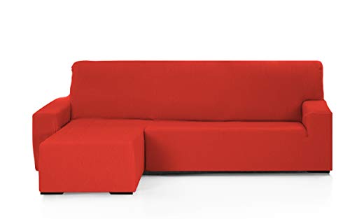 Martina Home - Emilia - Elastischer Bezug für Loungesessel - Kurzer linker Arm (Vorderansicht) - Rot von Martina Home