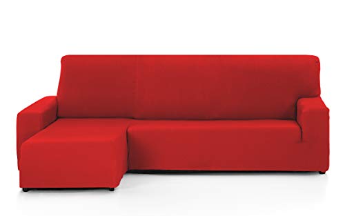Martina Home - Bezug für Chaiselongue, Modell Túnez, Rot, kurzes Eckteil Links von Martina Home