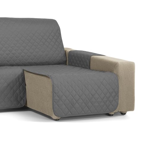 Martina Home Chaiselongue-Überwurf, gepolstert, Bernstein, 280 cm, Anthrazit von Martina Home