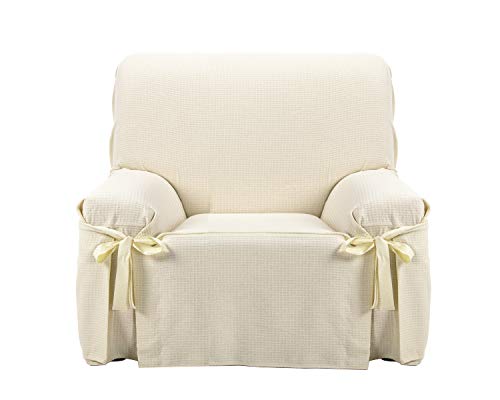 Martina Home Corfu Sofabezug mit Schleife, Beige, 1 Quadratisch von Martina Home