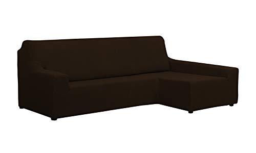 Martina Home Daytona Sehr elastischer Überzug für Chaiselongue, Baumwolle, Schokoladenbraun, Derecho (mirando de frente) von Martina Home