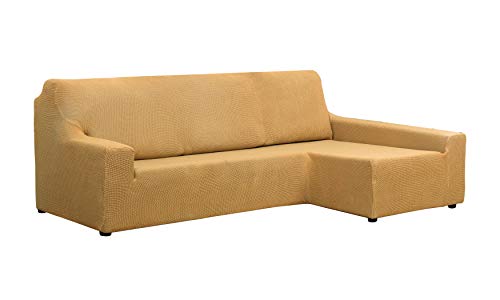 Martina Home Daytona Sofaüberwurf für Chaiselongue, sehr elastisch, vielseitig anpassbar, Baumwolle, Senf, Derecho (mirando de frente) von Martina Home