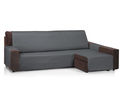 Martina Home Diamond Chaiselongue, gepolstert, 200 cm, Anthrazit, universell von Martina Home