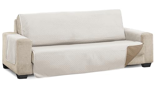Martina Home Diamond Sofabezug, Polyester, Leinen/Leder, 2-Sitzer Martina Home Diamond Sofabezug, Polyester, Leinen/Leder, 2-Sitzer von Martina Home