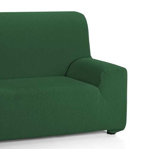 Martina Home Emilia Elastischer Sofabezug für 2-Sitzer, Flaschengrün, von 120 bis 170 cm Breite von Martina Home