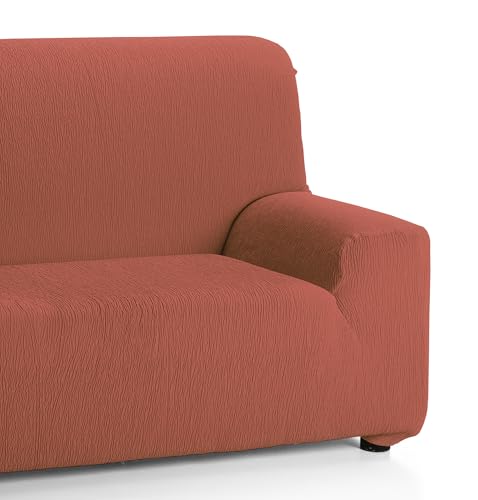 Martina Home Emilia Elastischer Sofabezug für 2-Sitzer-Sofa, Stoff, Ziegel, 2 Sitzers (120 bis 170 cm) von Martina Home