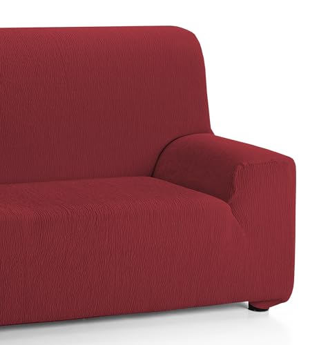 Martina Home Emilia Elastischer Sofabezug für 3-Sitzer, Bordeaux (170 bis 220 cm breit) von Martina Home