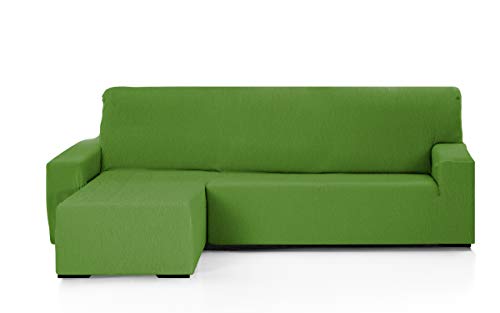 Martina Home - Emilia - Elastischer Bezug für Loungesessel - Kurzer linker Arm (Vorderansicht) - Grün von Martina Home