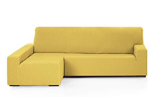 Martina Home - Emilia - Elastischer Bezug für Loungesessel - Langer linker Arm (Vorderansicht) - Gold von Martina Home