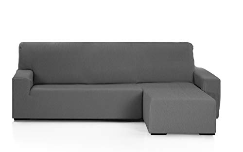 Martina Home Emilia Chaiselongue-Bezug, Baumwolle Elastan Polyester, grau, Brazo derecho Corto (Visto de frente) von Martina Home