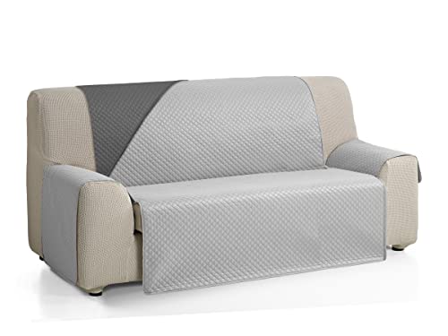 Martina Home Gepolsterter Sofabezug, wendbar, Polyester, Grau/Anthrazit, 4 Sitzer XL von Martina Home