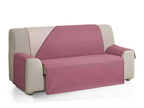 Martina Home Sofaüberwurf, gesteppt, Aubergine/Lachs, 3-Sitzer Diamond von Martina Home