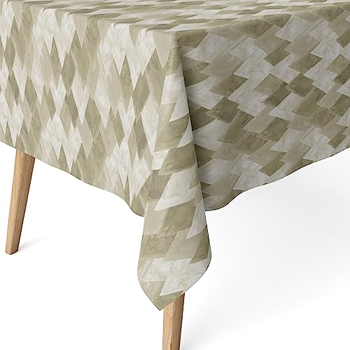 Martina Home Harzbeschichtete Tischdecke Daira, 180 x 140 cm, Beige von Martina Home