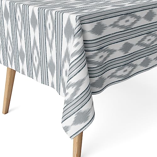 Martina Home Harzbeschichtete Tischdecke Inseln, 260 x 140 cm, Grau von Martina Home