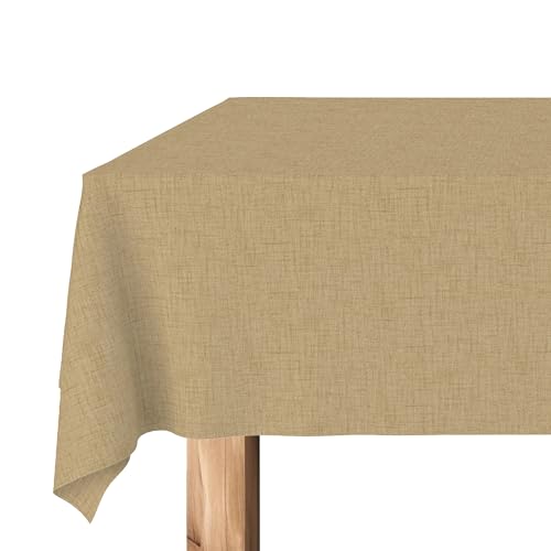 Martina Home Harzbeschichtete Tischdecke Levante, 100 x 140 cm, Beige von Martina Home