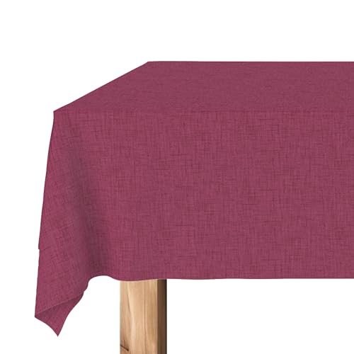 Martina Home Harzbeschichtete Tischdecke Levante, 240 x 140 cm, Aubergine von Martina Home