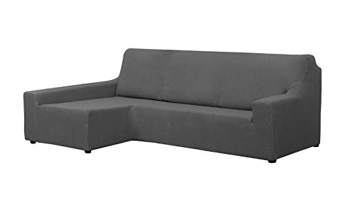 Martina Home Daytona Sofaüberwurf für Chaiselongue, sehr elastisch, vielseitig anpassbar, Baumwolle, Perlfarben, Izquierdo(mirando de frente) von Martina Home