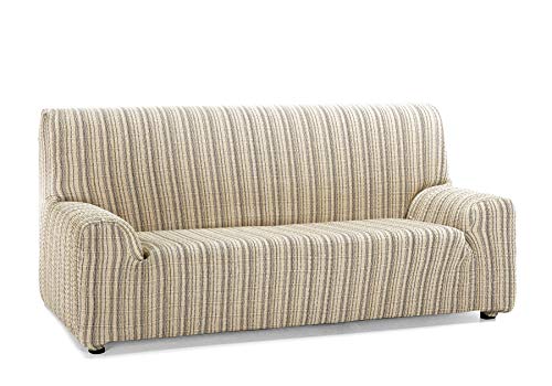 Martina Home Mejico Sofabezug, elastisch 3 Plazas, 180 a 240 cm de ancho beige von Martina Home
