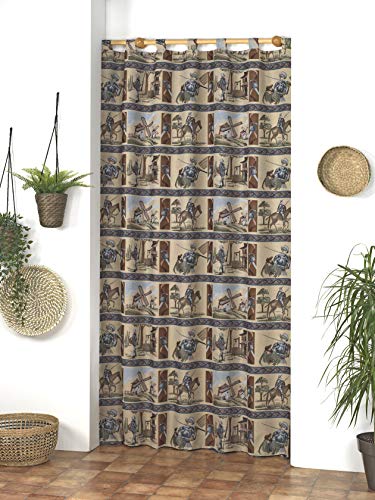 Martina Home Quijote Vorhang mit Raffungen, Jacquard, Einfarbig, 140x260 cm von Martina Home