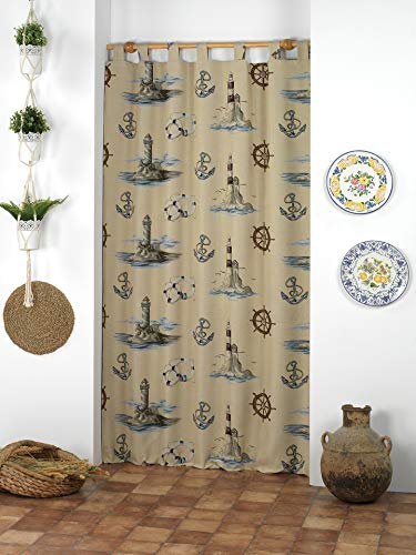 Martina Home Scheinwerfervorhang Alpujarra, einzigartig, 140 x 260 cm von Martina Home