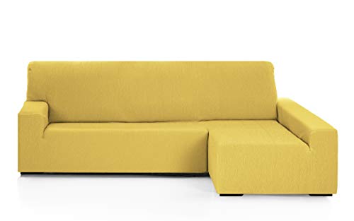 Martina Home - Emilia - Elastischer Bezug für Loungesessel - Langer rechter Arm (Vorderansicht) - Gold von Martina Home