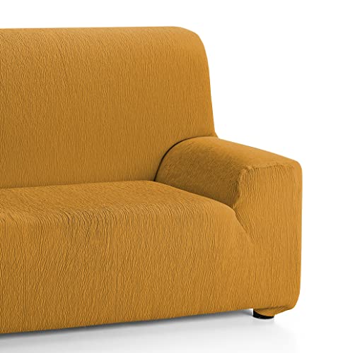 Martina Home Emilia Elastischer Sofabezug, Baumwolle Polyester, Senf, 4 Sitzers (220 bis 260 cm) von Martina Home